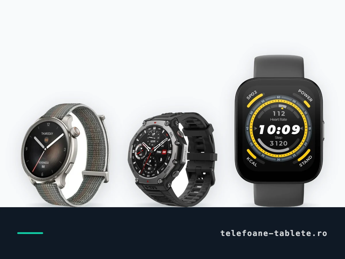 Cel mai bun smartwatch Amazfit: culoarea costa mai mult decat modelul