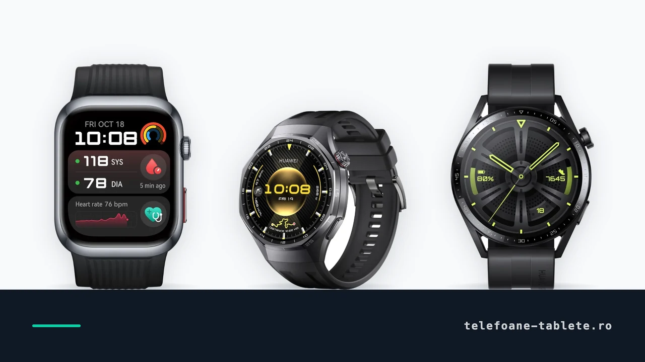 Huawei Watch D2, Huawei Watch GT 6 Pro si Huawei Watch GT3, comparate pentru masurarea tensiunii arteriale