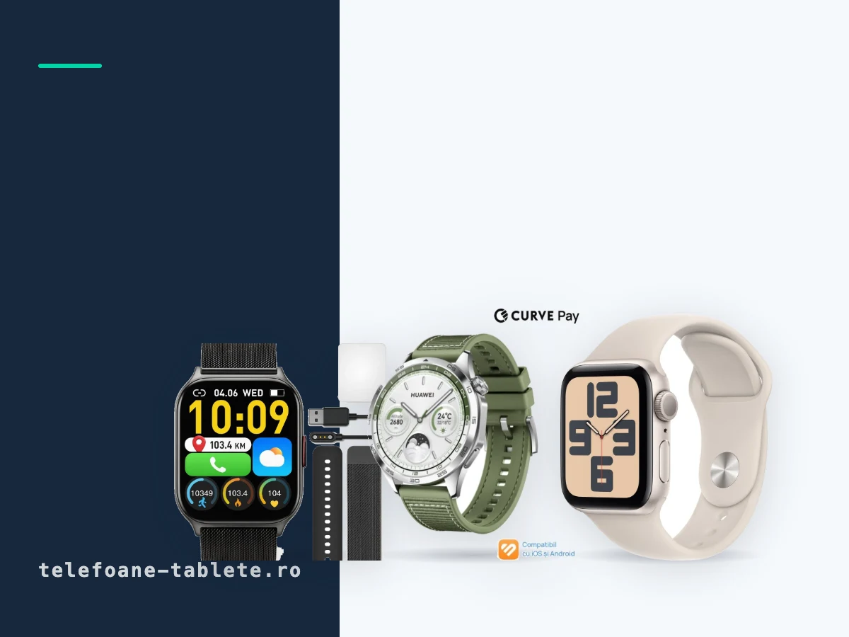 Cele mai bune smartwatch: zece modele comparate pe specificatii