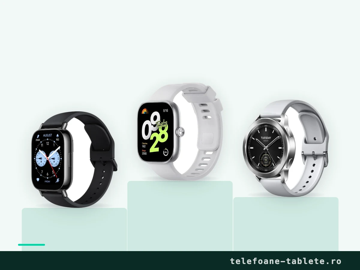 Smartwatch Xiaomi: 432 de ore la mijlocul gamei, daca alegi culoarea potrivita