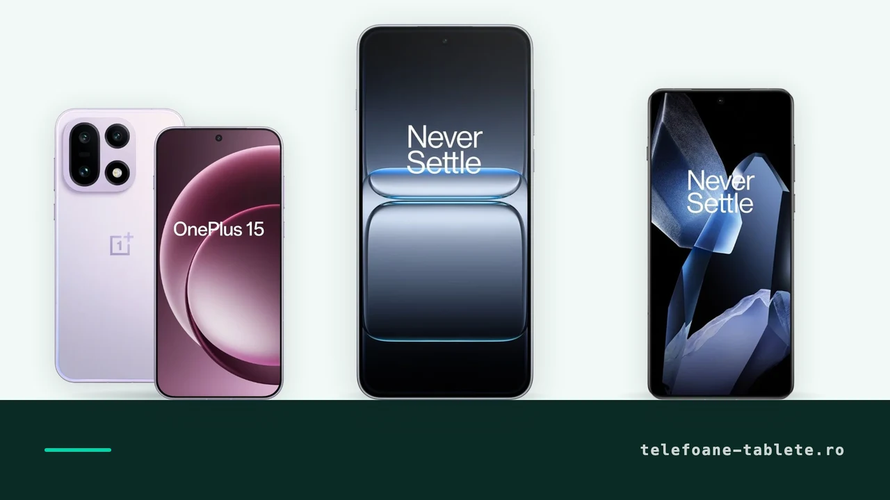 OnePlus 15 Ultra Violet, OnePlus Nord 5 Dry Ice si OnePlus 13
