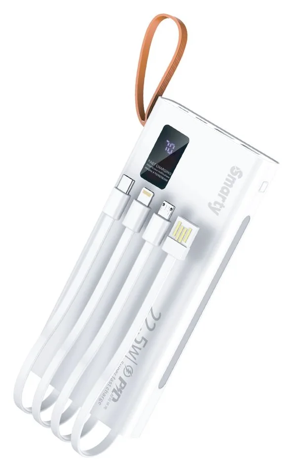 Smarty S510 Vision, 10.000 mAh, patru cabluri incorporate