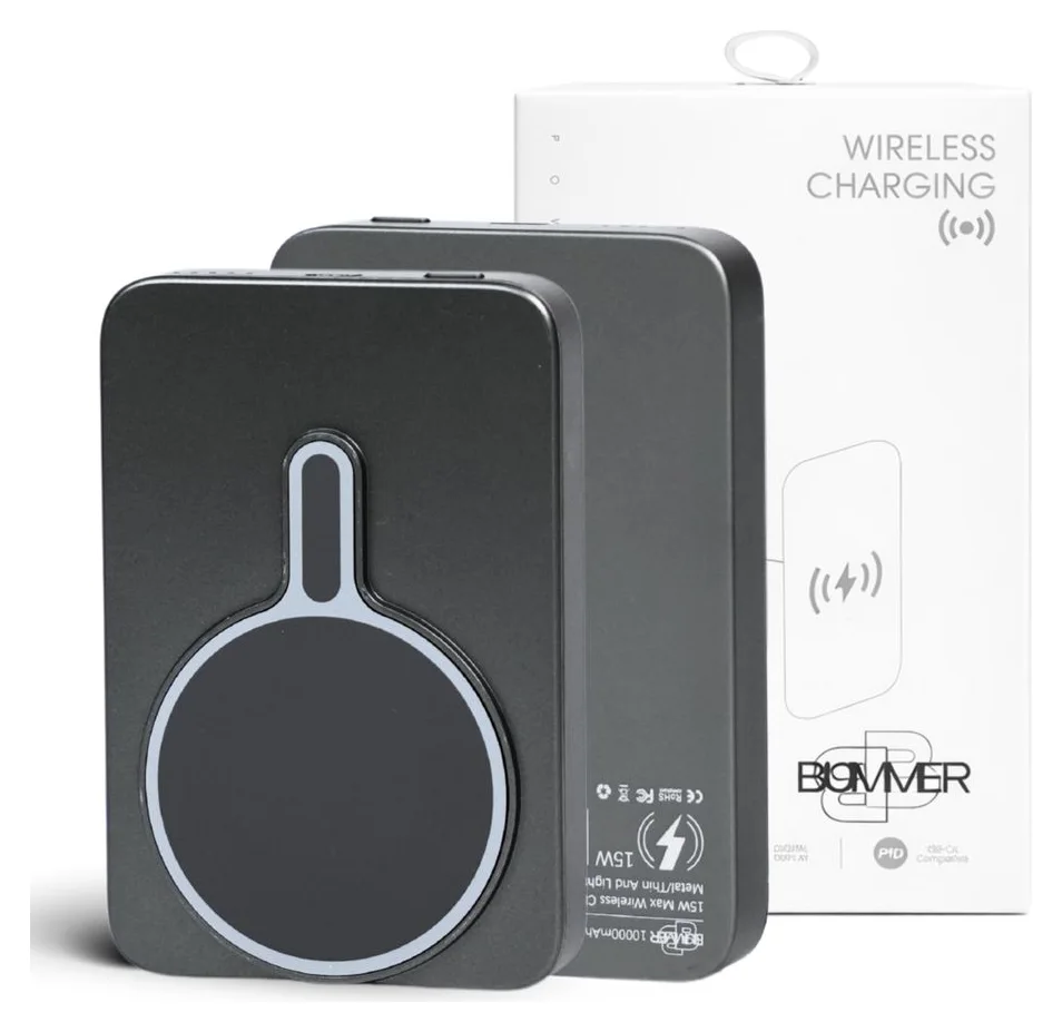 BUMMER wireless, 10.000 mAh, magnetica pentru iPhone