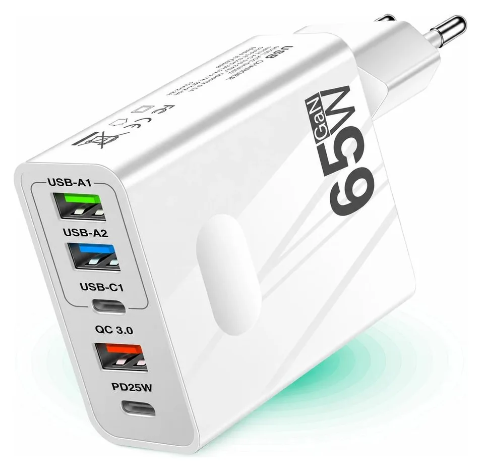 Incarcator Timebox 65W, 5 porturi