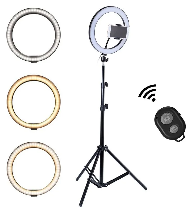 Ring light 56 cm, 3 moduri de lumina