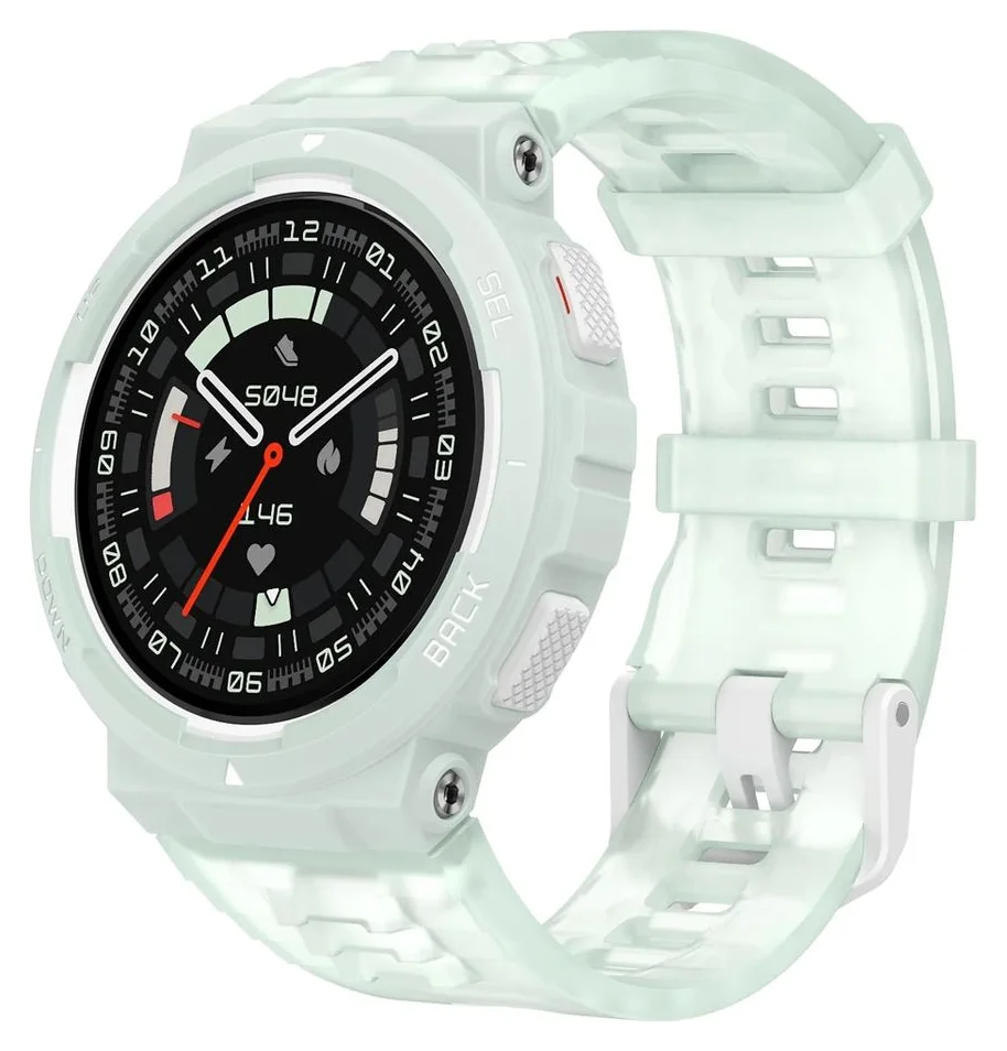Amazfit Active Edge Mint Green, 10 atmosfere si 370 mAh
