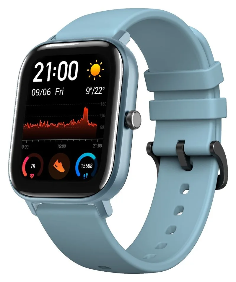 Amazfit GTS Steel Blue, AMOLED la intrarea in gama