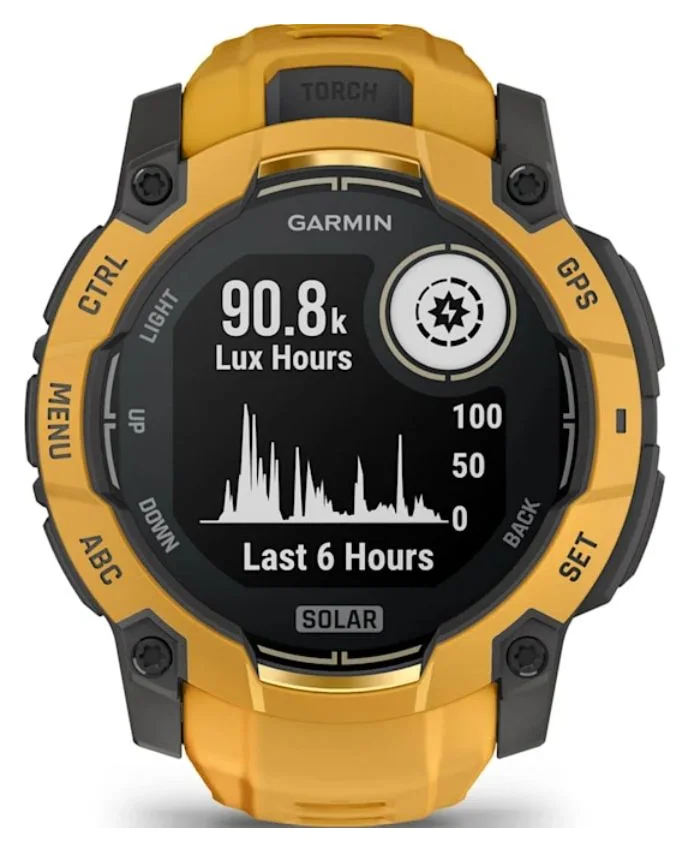 Garmin Instinct 3 Solar 50 mm, varianta care declara 672 de ore