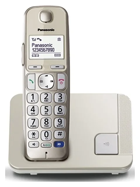 Panasonic KX-TGE210FXN, tastatura iluminata si 300 de ore