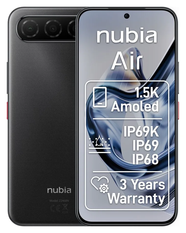 ZTE nubia AIR, 8GB RAM, 256GB, 5G